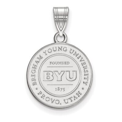Brigham Young University Medium Crest Pendant Sterling Silver SS007BYU, MPN: SS007BYU, 886774679570
