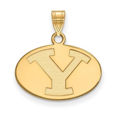 Brigham Young University Small Pendant Gold-plated Silver GP001BYU, MPN: GP001BYU, 886774889382