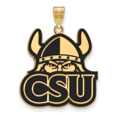 Cleveland State University x-Large Enamel Pendant Gold-plated Silver GP004CLS, MPN: GP004CLS, 88677…