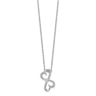 Heart Necklace 14k White Gold Diamond PM4681-005-WA, MPN: PM4681-005-WA, 883957298474