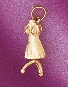 Dazzlers Jewelry Dress Pendant Necklace Charm Bracelet in Yellow, White or Rose Gold 6421, MPN: DZ-…