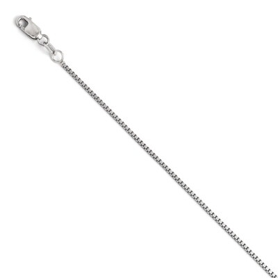 Leslie&#39;s Box Chain 30 Inch - 14k White Gold HB-846-30, MPN: 846-30, 886774543321