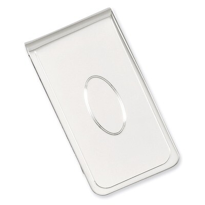 Kelly Waters with Engravable Area Money Clip Rhodium-plated GP3805, MPN: GP3805, 191101055232