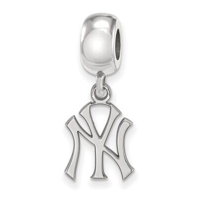 New York Yankees Bead Charm Small Dangle Sterling Silver SS036YAN, MPN: SS036YAN, 886774630472