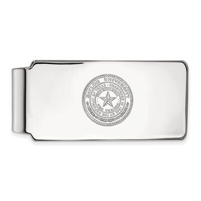 Baylor University Money Clip Crest Sterling Silver SS041BU, MPN: SS041BU, 886774679013