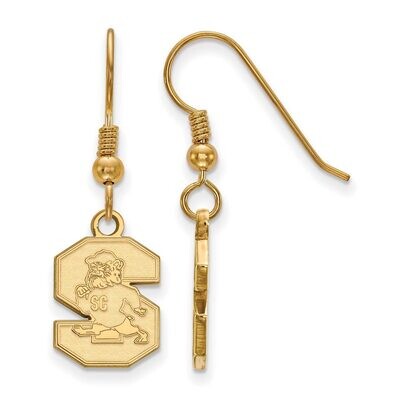 South Carolina State University Small Dangle Earring Wire Gold-plated Silver GP003SOC, MPN: GP003SO…