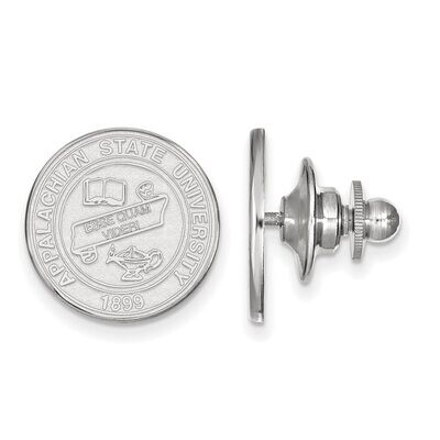 Appalachian State University Crest Lapel Pin Sterling Silver SS021APS, MPN: SS021APS, 886774677101