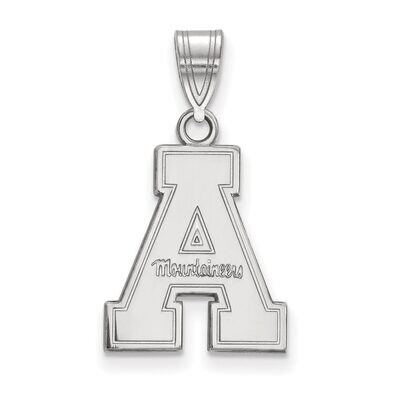 Appalachian State University Medium Pendant Sterling Silver SS003APS, MPN: SS003APS, 886774677170