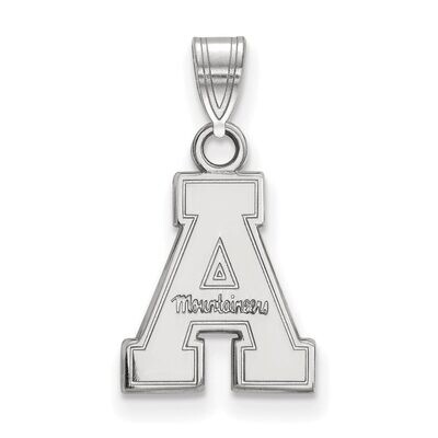 Appalachian State University Small Pendant Sterling Silver SS002APS, MPN: SS002APS, 886774677118