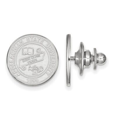 Appalachian State University Crest Lapel Pin 14k White Gold 4W021APS, MPN: 4W021APS, 886774842882