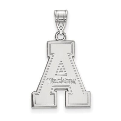 Appalachian State University Large Pendant 10k White Gold 1W004APS, MPN: 1W004APS, 886774771526