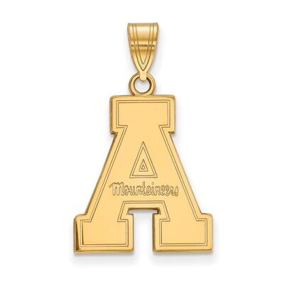 Appalachian State University Large Pendant 14k Yellow Gold 4Y004APS, MPN: 4Y004APS, 886774861890