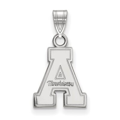 Appalachian State University Small Pendant 10k White Gold 1W002APS, MPN: 1W002APS, 886774767604