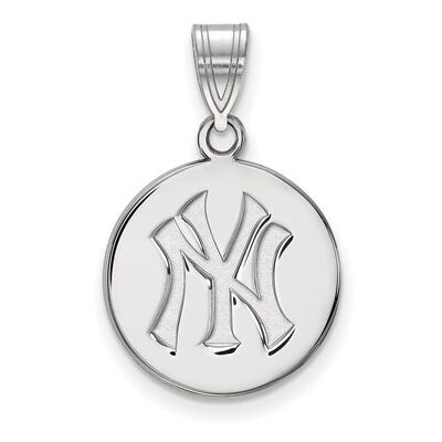 New York Yankees Medium Disc Pendant Sterling Silver SS039YAN, MPN: SS039YAN, 886774630625