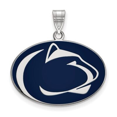 Penn State University Large Enamel Pendant Sterling Silver SS009PSU, MPN: SS009PSU, 886774695419