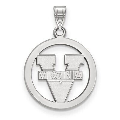 University of Virginia Sm Pendant in Circle Sterling Silver SS033UVA, MPN: SS033UVA, 886774723754