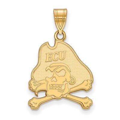East Carolina University Large Pendant Gold-plated Silver GP004ECU, MPN: GP004ECU, 886774898087