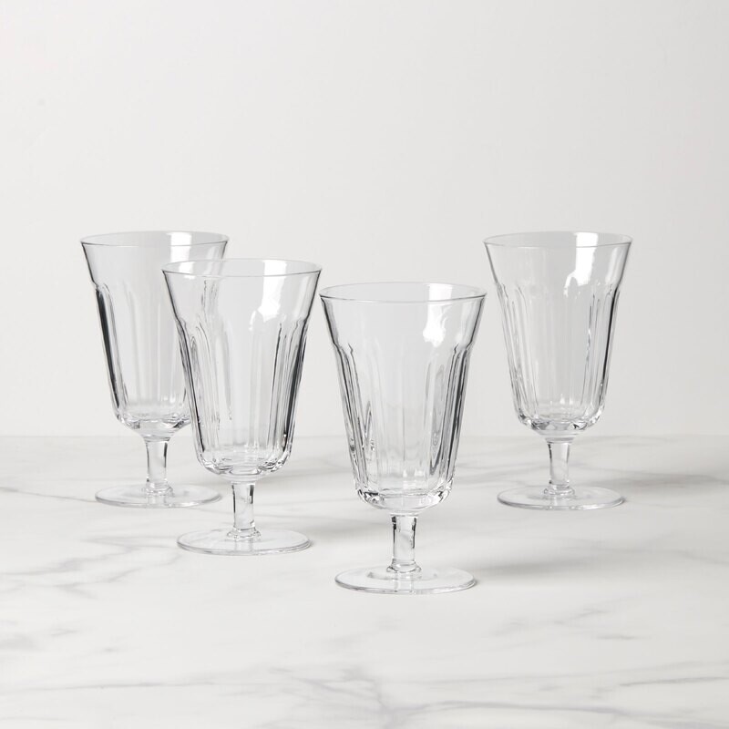 Lenox French Perle Tall Stem Glass Set of 4 894588