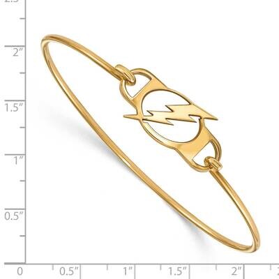 NHL Tampa Bay Lightning Small Center Wire Bangle Gold-plated Sterling Silver GP019LIG-7, MPN: GP019…
