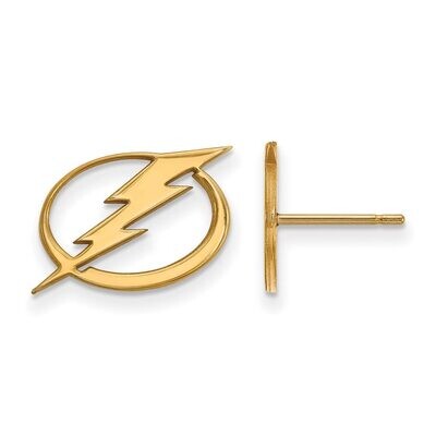 Tampa Bay Ligtning Small Post Earring 14k Yellow Gold 4Y009LIG, MPN: 4Y009LIG, 886774868752