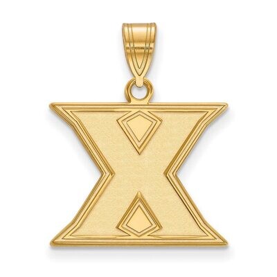 Xavier University Medium Pendant 10k Yellow Gold 1Y002XU, MPN: 1Y002XU, 886774799025