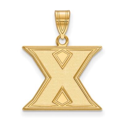 Xavier University Medium Pendant Gold-plated Silver GP002XU, MPN: GP002XU, 886774894737