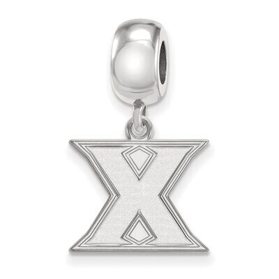 Xavier University Bead Charm Small Dangle Sterling Silver SS010XU, MPN: SS010XU, 886774723235