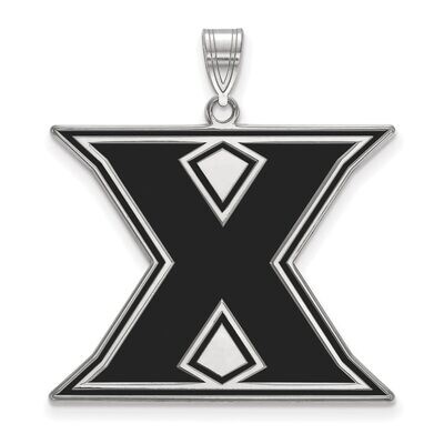 Xavier University Extra Large Enamel Pendant Sterling Silver SS009XU, MPN: SS009XU, 886774723280