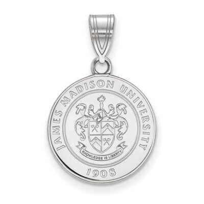 James Madison University Medium Crest Pendant Sterling Silver SS014JMU, MPN: SS014JMU, 886774686936
