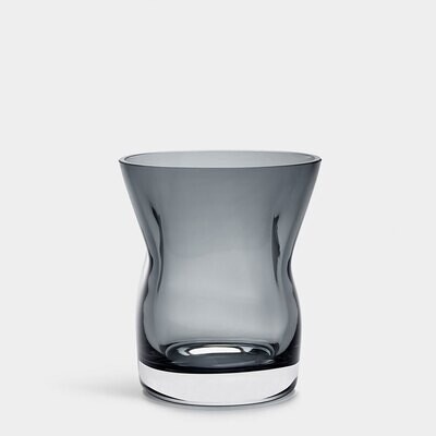 Orrefors Crystal Squeeze Vase Blue Gray Tulip 6562029, MPN: 6562029, 7321646077601