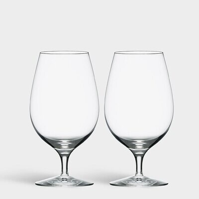 Orrefors Crystal Merlot Beer Iced Beverage 2-Pack 6719971, MPN: 6719971, 7319677199713