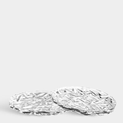 Orrefors Crystal Carat Coaster Small 2-Pack 6590103, MPN: 6590103, 7321646074389