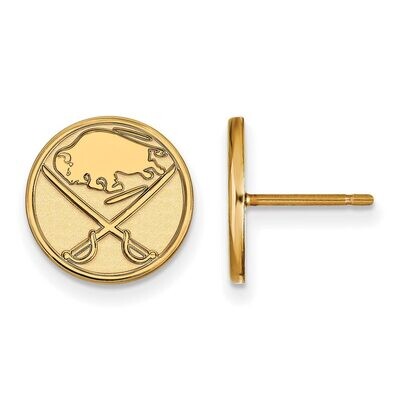 Buffalo Sabres Small Post Earring Gold-plated Silver GP008SAB, MPN: GP008SAB, 886774907772