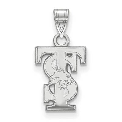 Texas State University Small Pendant Sterling Silver Rhodium-plated SS020TST, MPN: SS020TST, 191101…