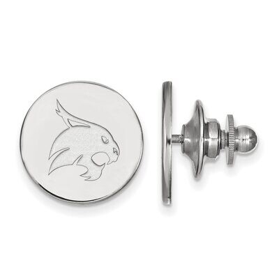 Texas State University Lapel Pin 14k White Gold 4W009TST, MPN: 4W009TST, 886774837024