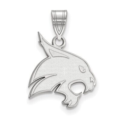 Texas State University Large Pendant 14k White Gold 4W004TST, MPN: 4W004TST, 886774831138