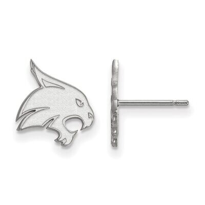 Texas State University Small Post Earring 10k White Gold 1W008TST, MPN: 1W008TST, 886774776743