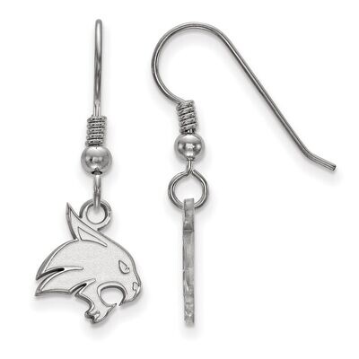 Texas State University Small Dangle Earring Wire Sterling Silver SS006TST, MPN: SS006TST, 886774700…