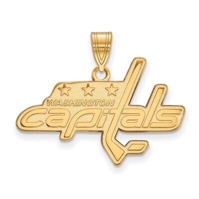 Washington Capitals Large Pendant Gold-plated Silver GP004CAP, MPN: GP004CAP, 886774741154