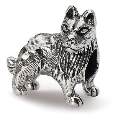 German Shepherd Bead - Sterling Silver QRS1776, MPN: QRS1776, 883957309804