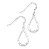 Dangle Shepherd Hook Earrings Sterling Silver QE8944, MPN: QE8944, 886774750026