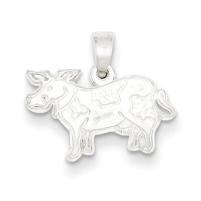 Cow Charm Sterling Silver QC1314, MPN: QC1314, 883957575841