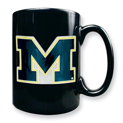 University of Michigan 15oz Black Ceramic Mug GC1753, MPN: GC1753, 89006615012