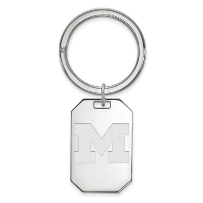 Michigan University of Key Chain Sterling Silver SS025UM, MPN: SS025UM, 886774959122