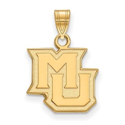 Marquette University Small Pendant Gold-plated Silver GP015MAR, MPN: GP015MAR, 886774918457