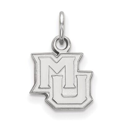 Marquette University Extra Small Pendant Sterling Silver SS014MAR, MPN: SS014MAR, 886774688954