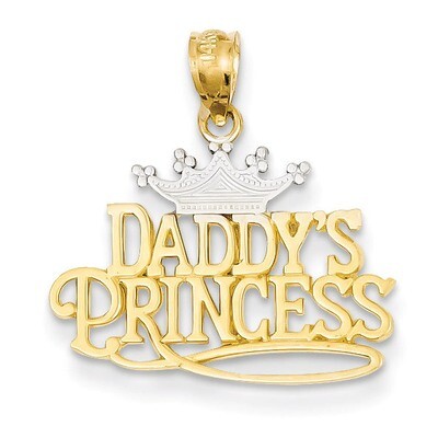 Daddys Princess Pendant 14k Gold K2702, MPN: K2702, 886774617022