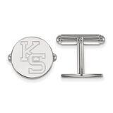 Kansas State University Cuff Link Sterling Silver SS053KSU, MPN: SS053KSU, 886774687698