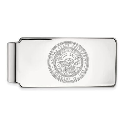 Kansas State University Money Clip Crest Sterling Silver SS064KSU, MPN: SS064KSU, 886774687766