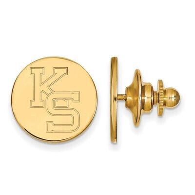 Kansas State University Lapel Pin Gold-plated Silver GP052KSU, MPN: GP052KSU, 886774948027